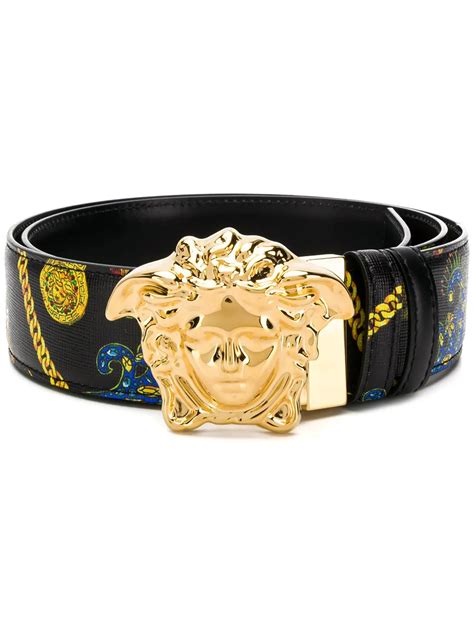 versace belt size 46|Versace medusa head belt.